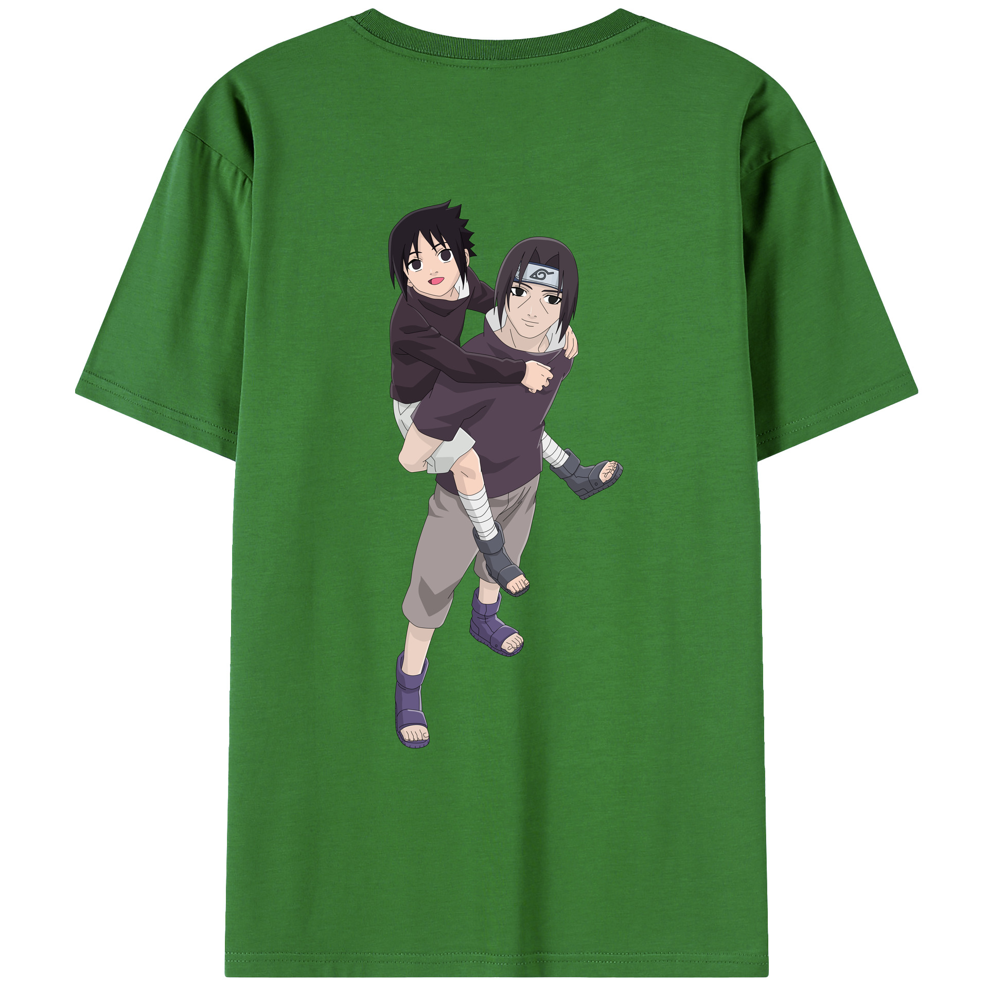 （画像用） NARUTO -ナルト- うちは イタチ Uchiha Itachi レディース半袖Tシャツ(バックプリント)